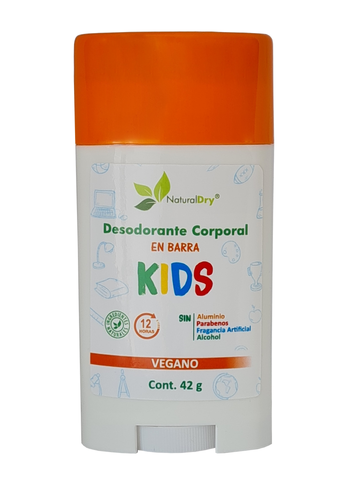Desodorante natural corporal en Barra - niños unisex - mandarina
